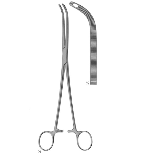 Ligature, Hysterectomy and Compression Forceps Vaginal Clamps