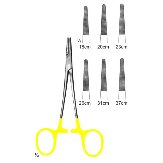 Needle holders with Tungsten Carbide Inserts