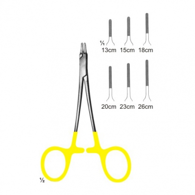 Needle holders with Tungsten Carbide Inserts