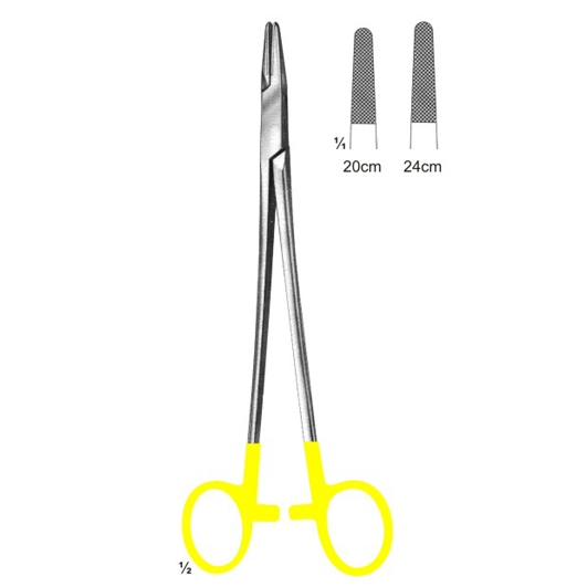 Needle holders with Tungsten Carbide Inserts