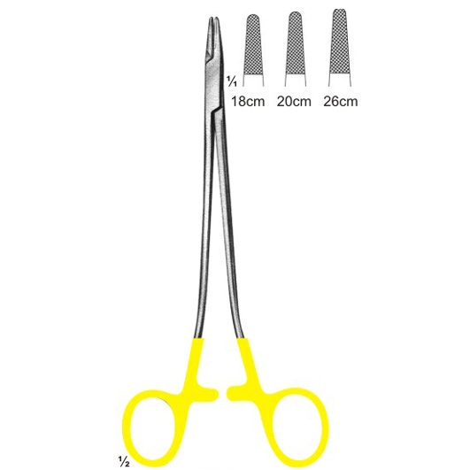 Needle holders with Tungsten Carbide Inserts