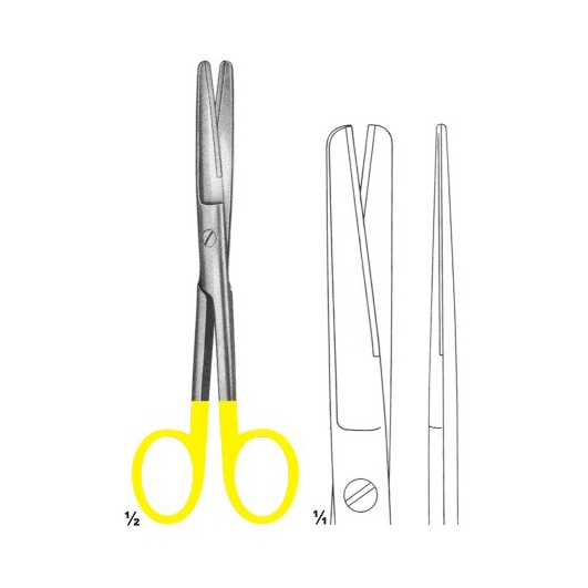 Scissors with Tungsten Carbide Inserts