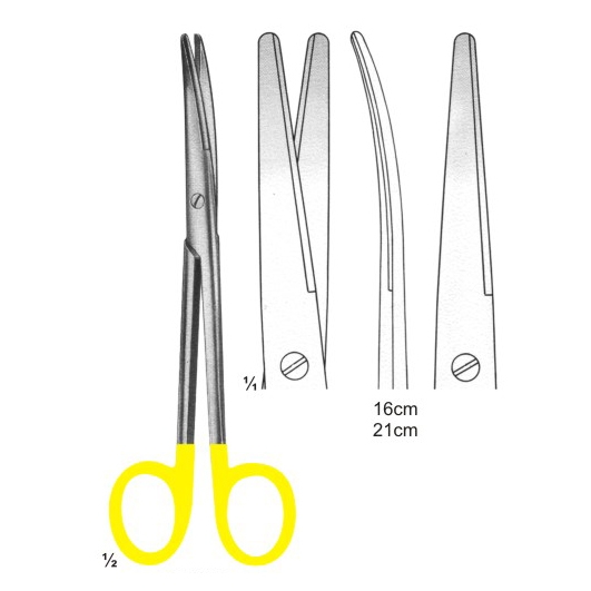 Scissors with Tungsten Carbide Inserts