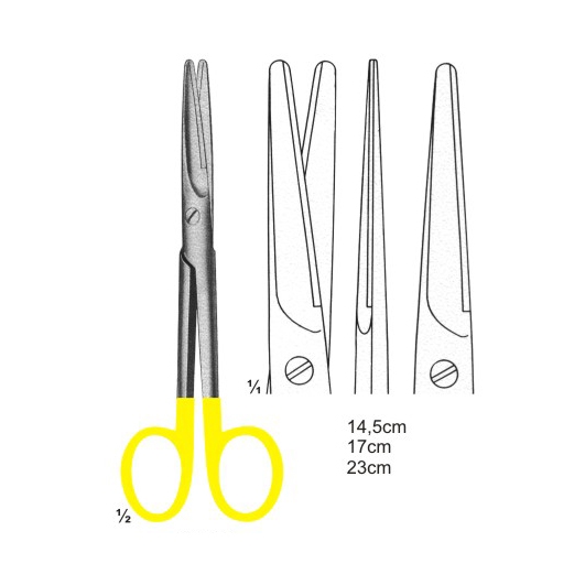 Scissors with Tungsten Carbide Inserts