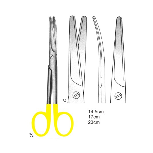 Scissors with Tungsten Carbide Inserts