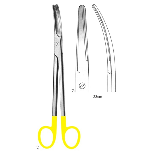 Scissors with Tungsten Carbide Inserts