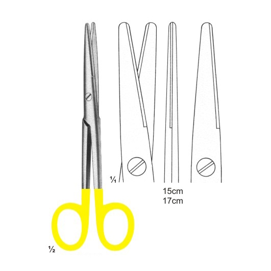 Scissors with Tungsten Carbide Inserts