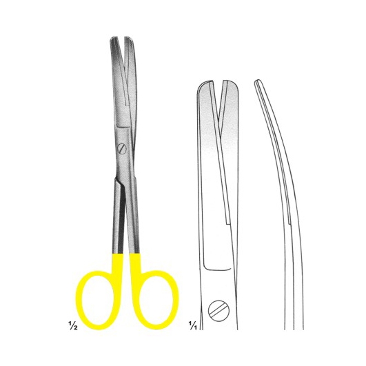 Scissors with Tungsten Carbide Inserts