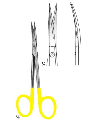 Scissors with Tungsten Carbide Inserts