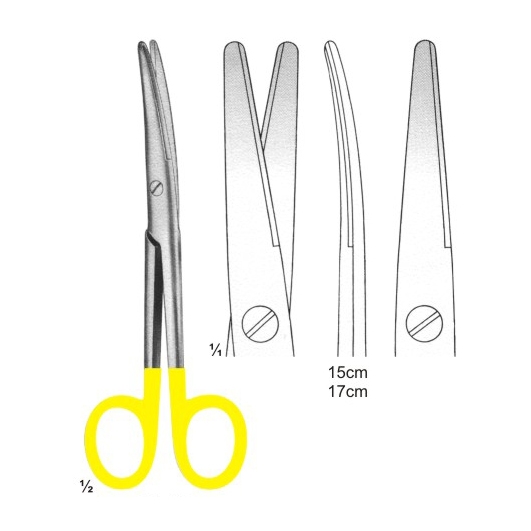 Scissors with Tungsten Carbide Inserts