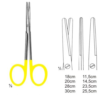 Scissors with Tungsten Carbide Inserts