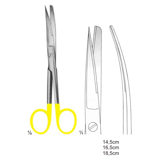 Scissors with Tungsten Carbide Inserts