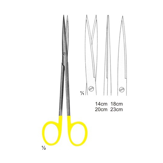 Scissors with Tungsten Carbide Inserts