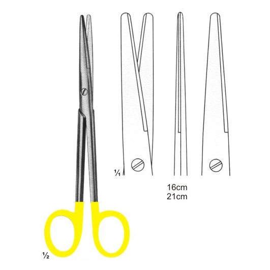 Scissors with Tungsten Carbide Inserts